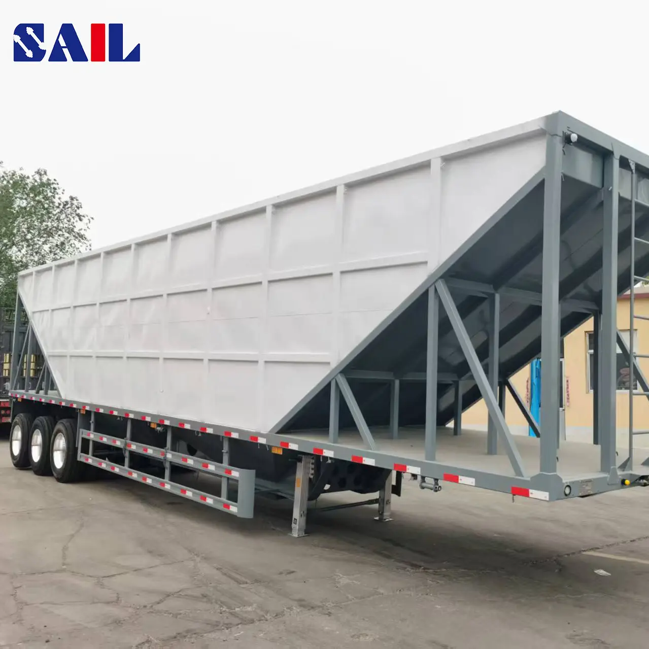 3 Axle Grain Hopper Semi-trailer