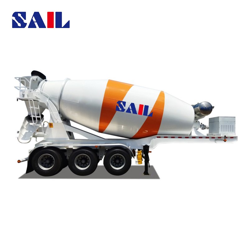 3 Axle Concrete Mixer Trailer