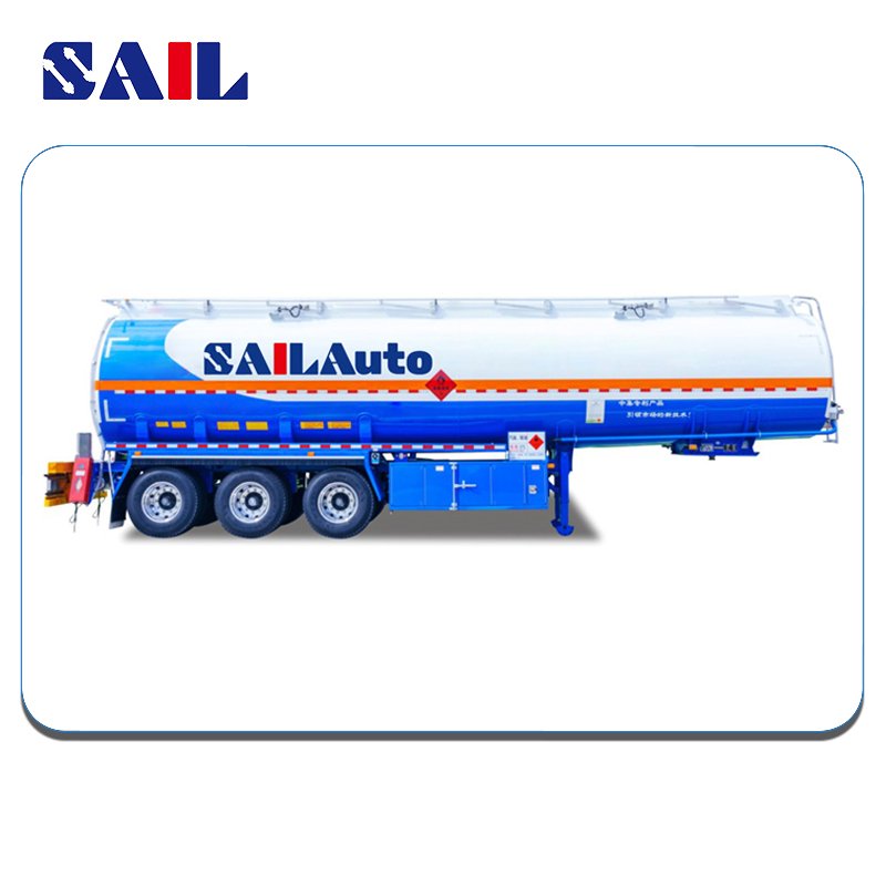 Aluminum Alloy Oil Tanker Semi Trailer